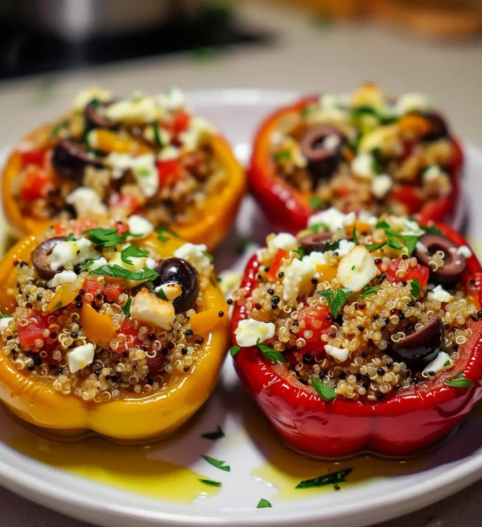 Mediterranean Stuffed Mini Peppers