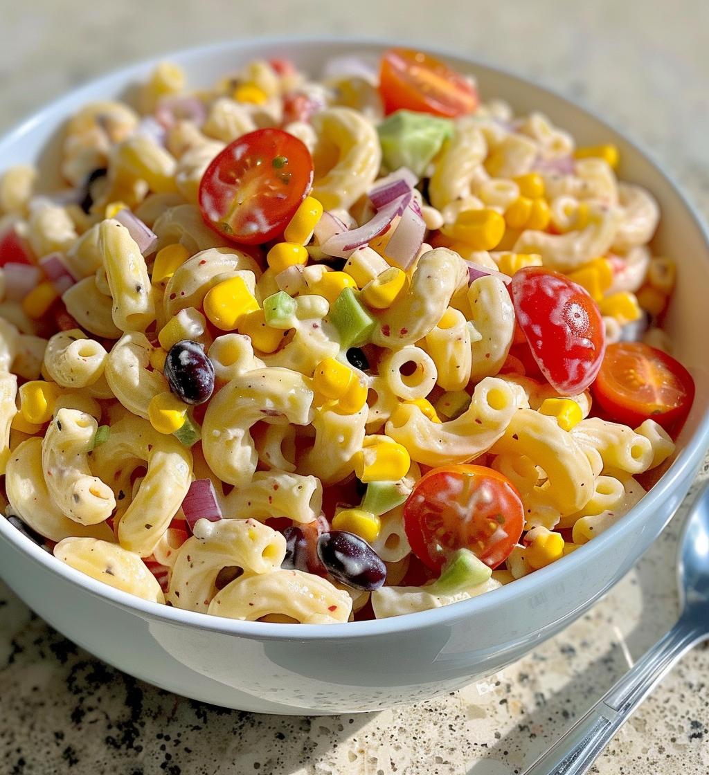 Mexican Macaroni Salad - detail 1
