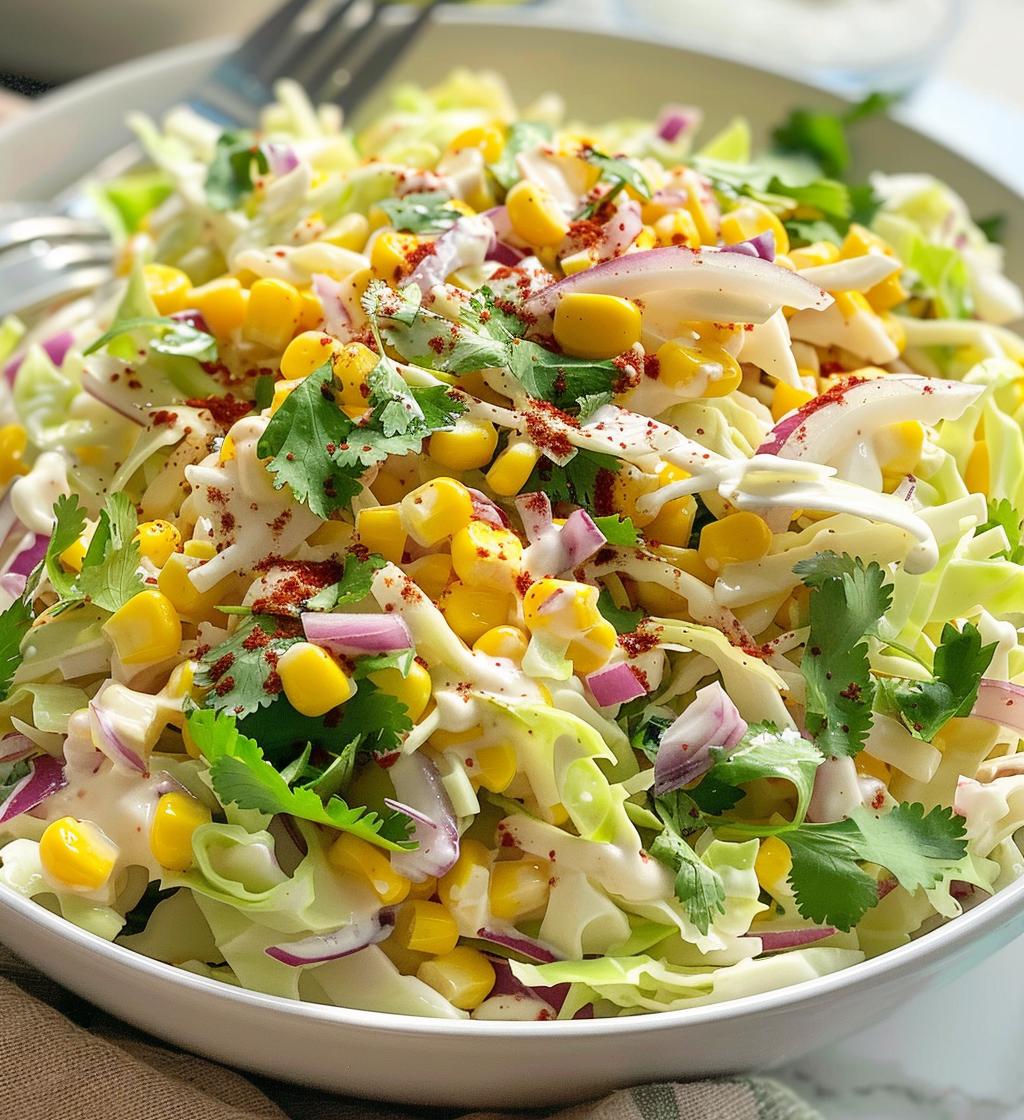 Mexican Street Corn Coleslaw