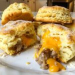 Mini Sausage Cheese Biscuits