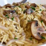Mushroom Orzo