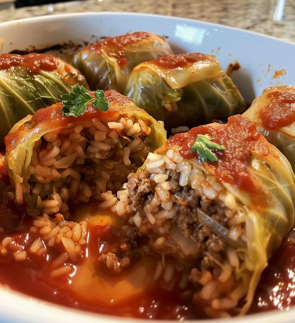 Napa Cabbage Rolls - detail 1