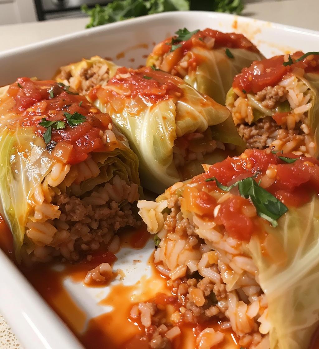 Napa Cabbage Rolls