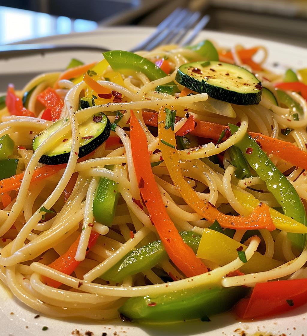 Pasta Primavera - detail 1