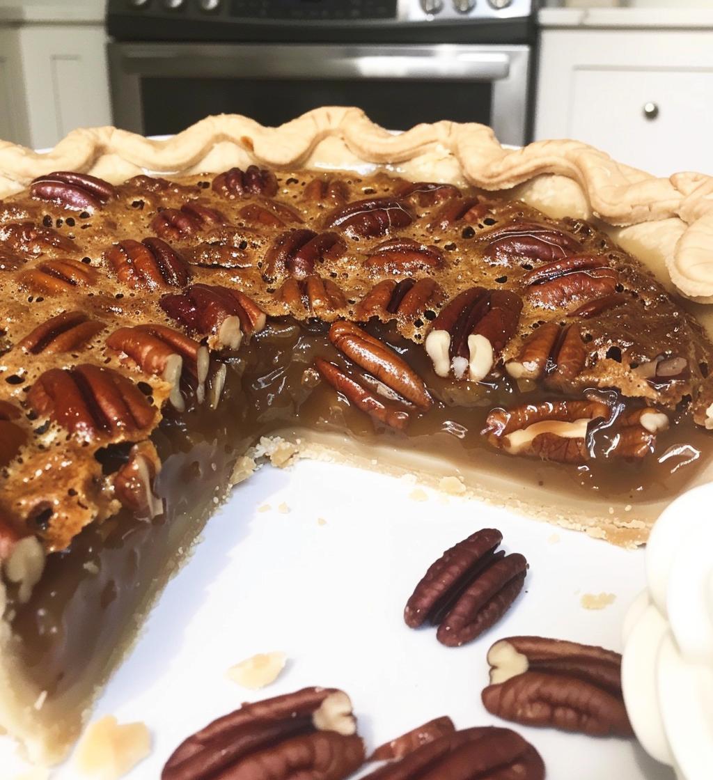 Pecan pie - detail 1