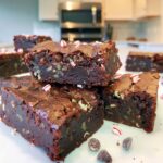 Peppermint brownies
