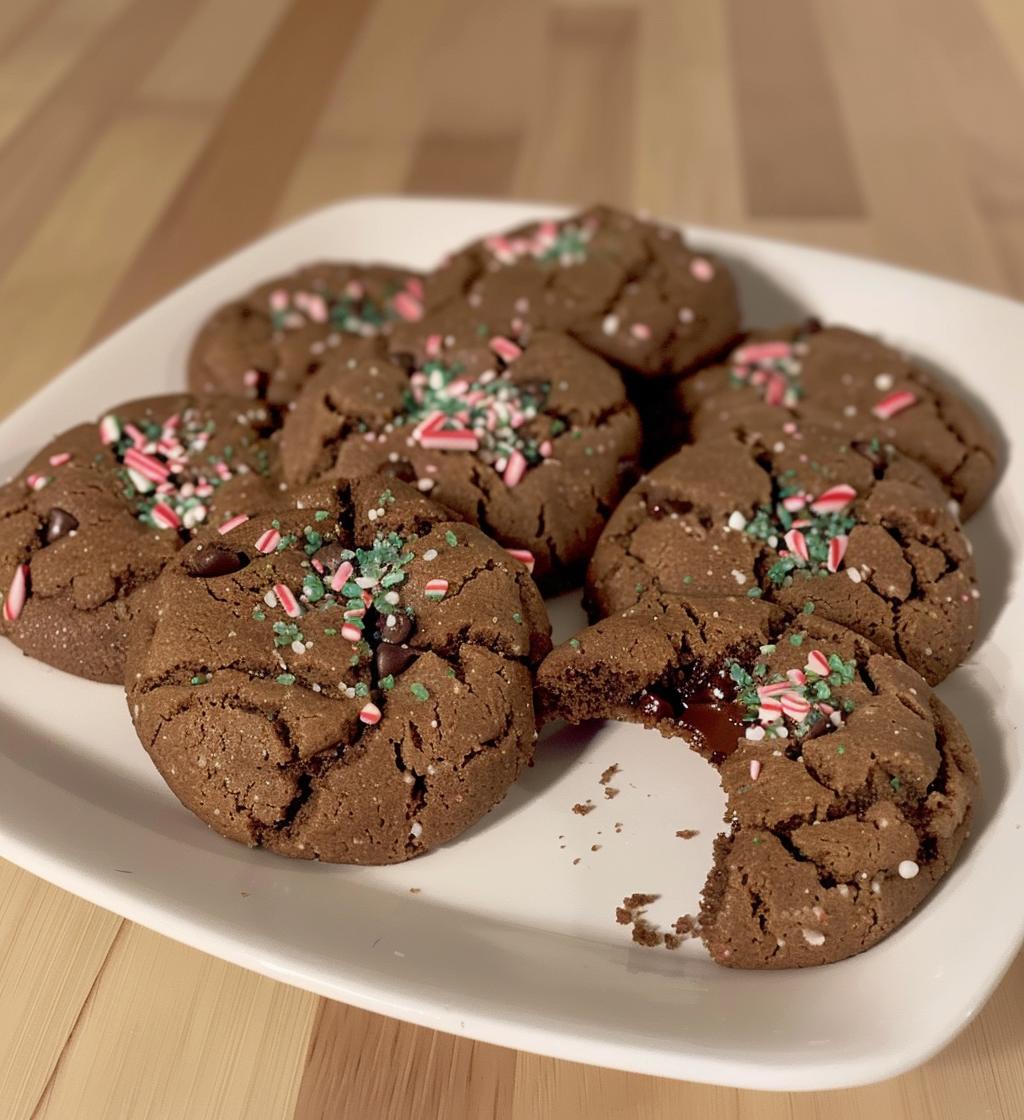Peppermint cookies