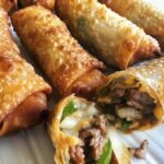 Philly Cheesesteak Egg Rolls