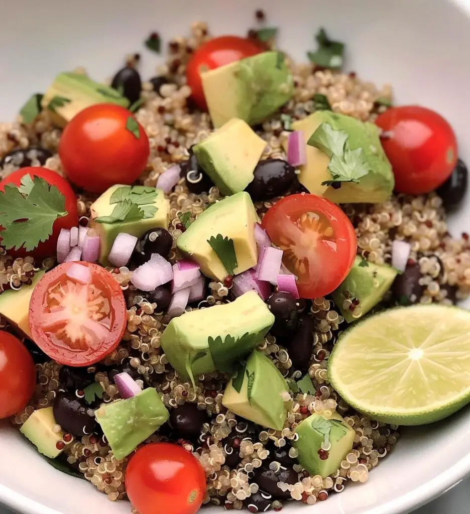 Quinoa, Black Bean & Avocado Bowl