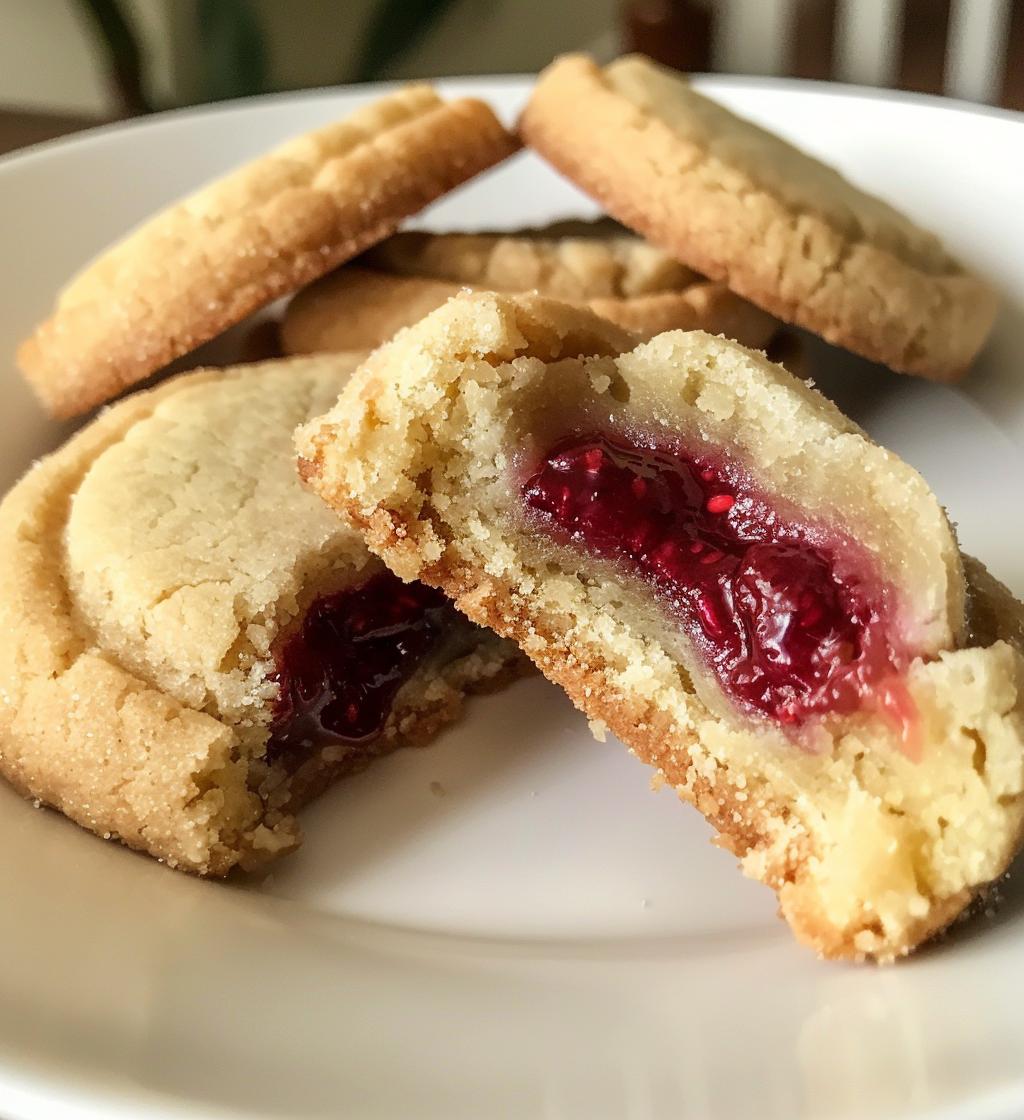 Raspberry Shortbread Cookies