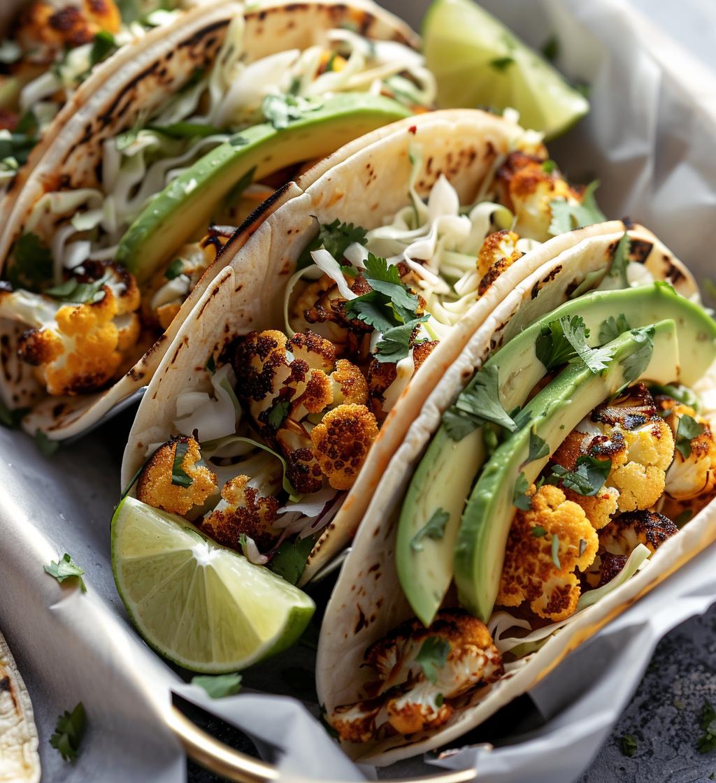 Roasted Cauliflower Tacos - detail 1