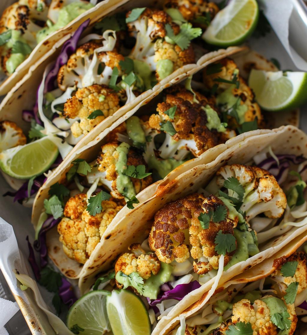 Roasted Cauliflower Tacos