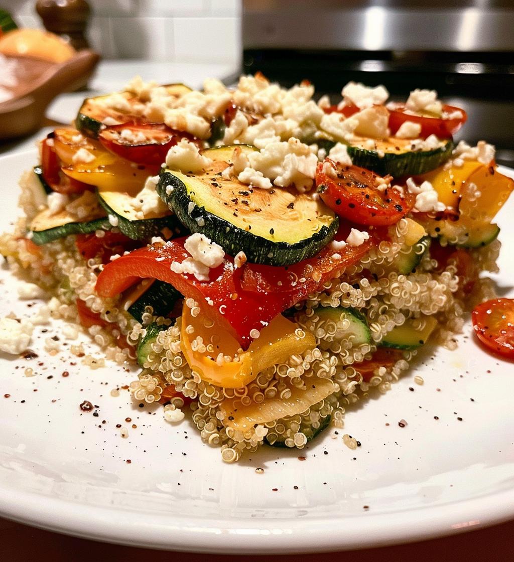 Roasted Veggie & Quinoa Bake