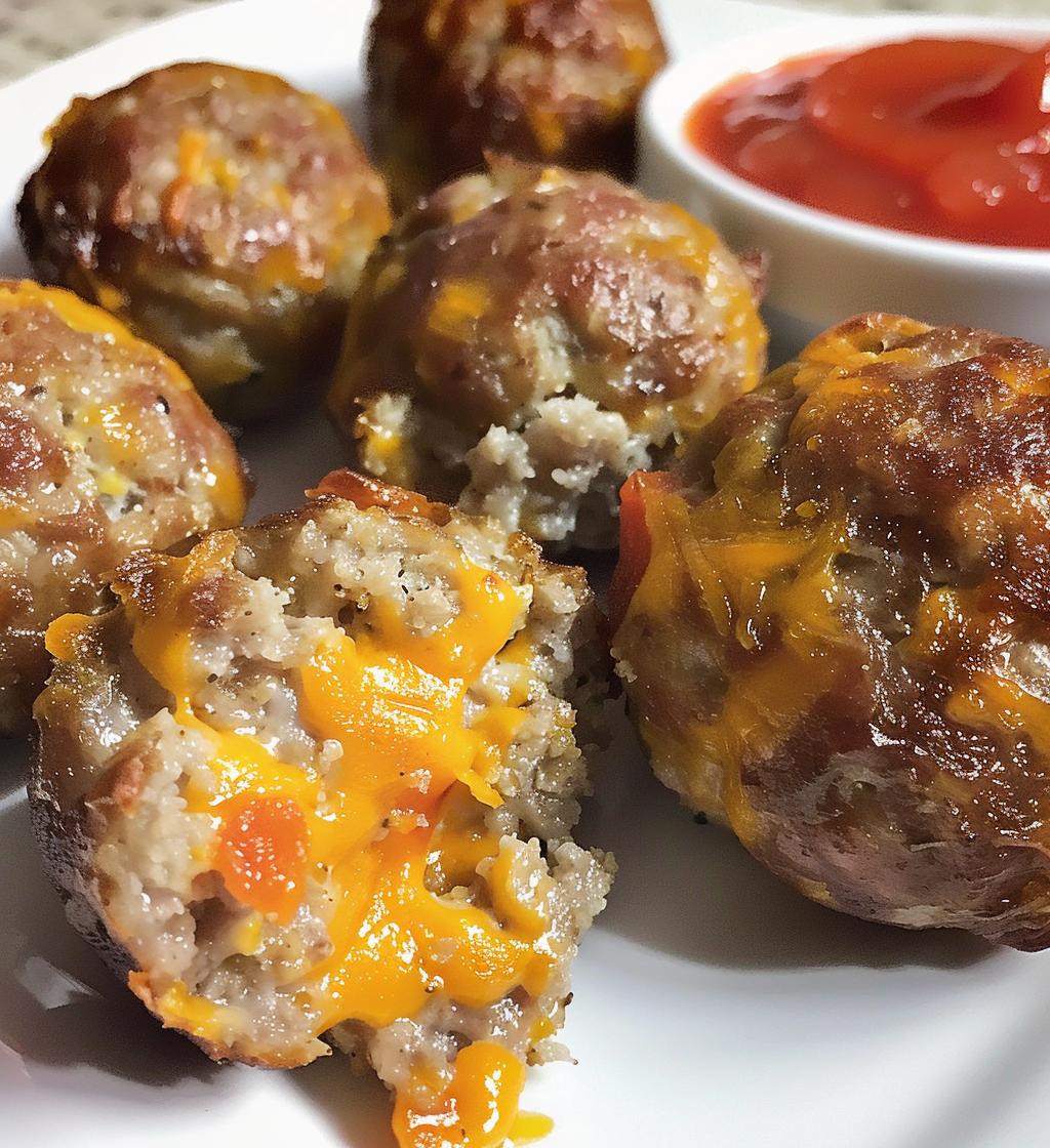 Rotel Sausage Balls - detail 1