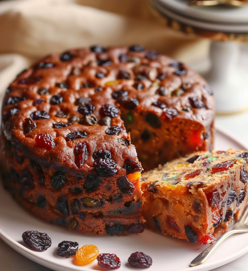 Rum fruitcake - detail 1