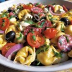Salami Mozzarella Tortellini Salad