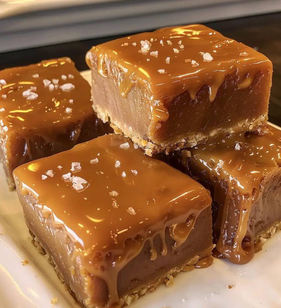 Salted Caramel Butter Bars