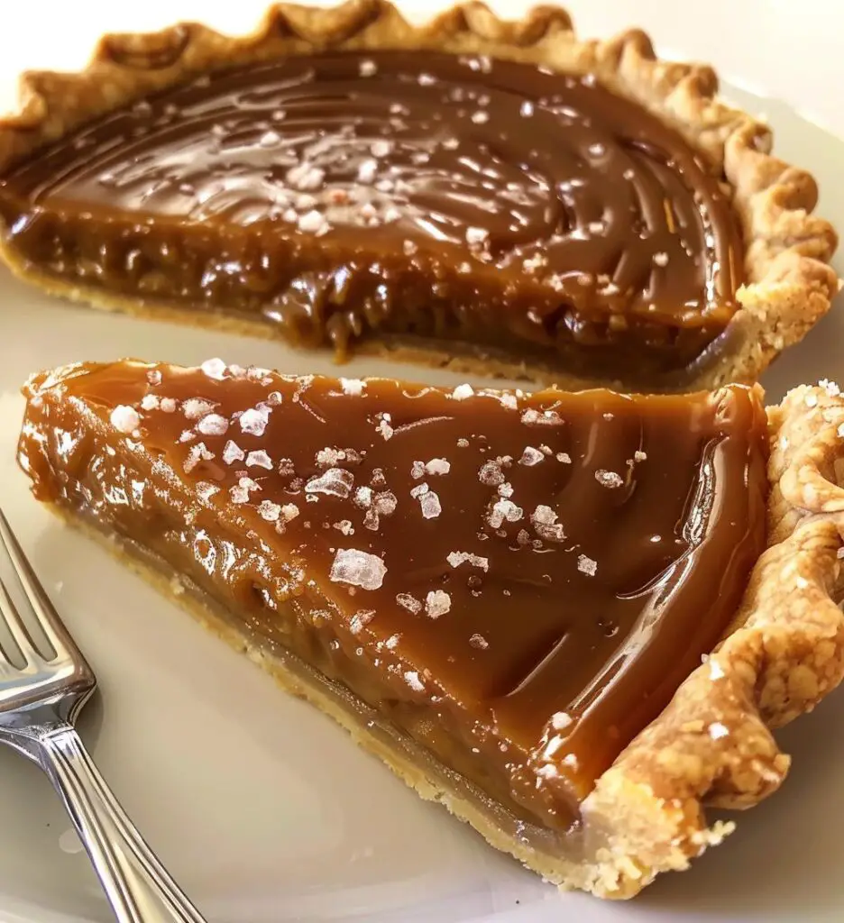 Salted caramel tart