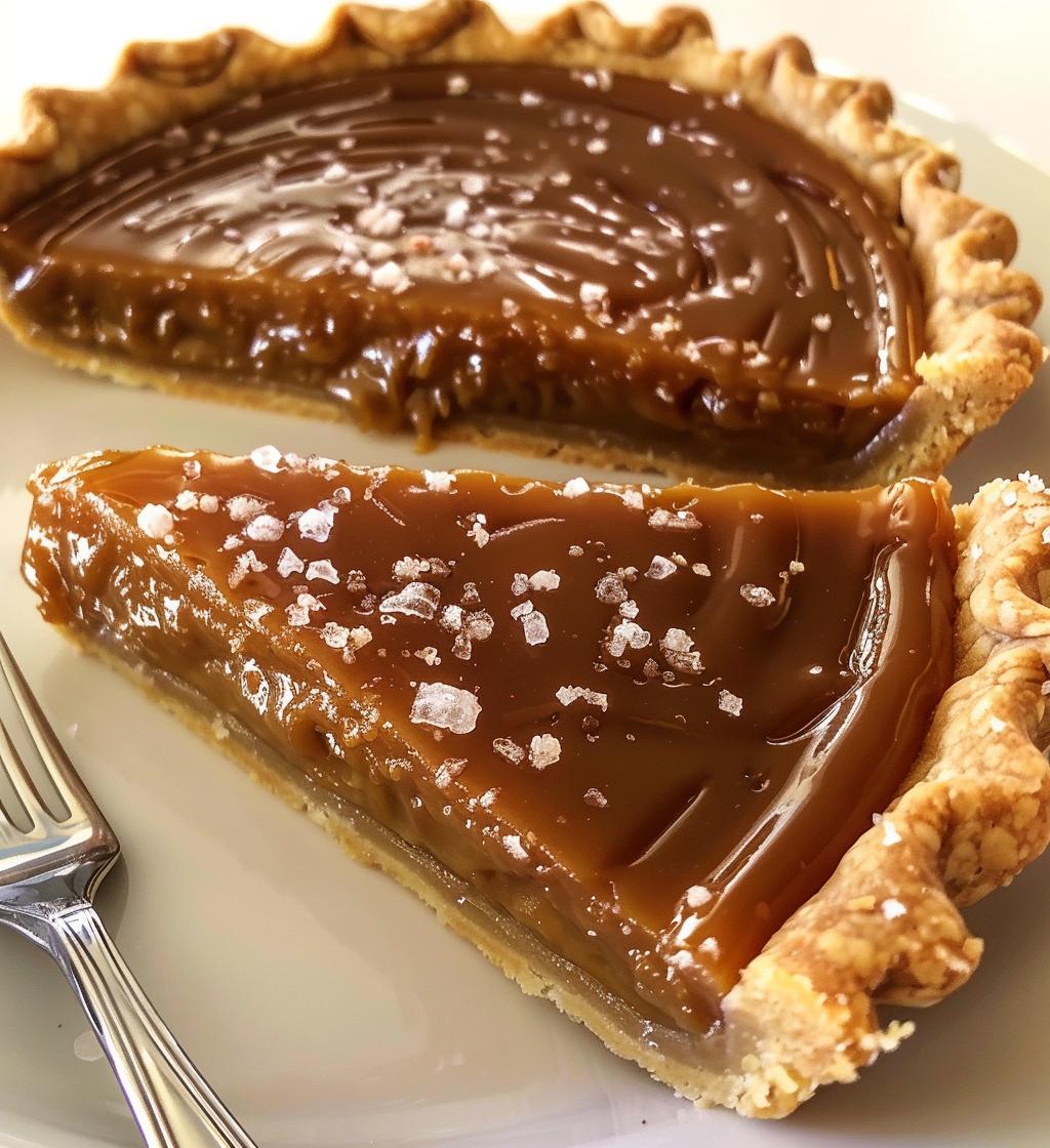 Salted caramel tart