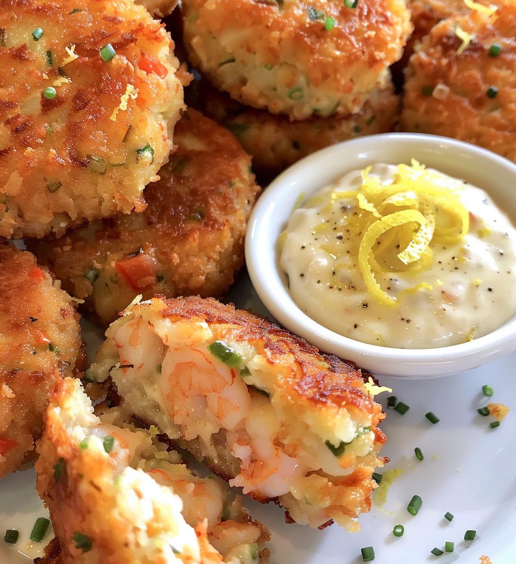 Shrimp Cakes with Lemon Aioli
