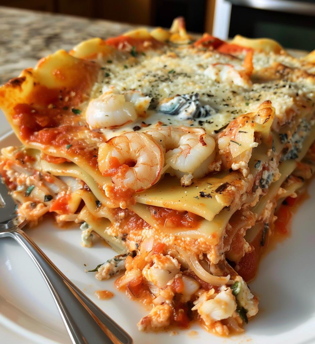 Shrimp Crab Lasagna