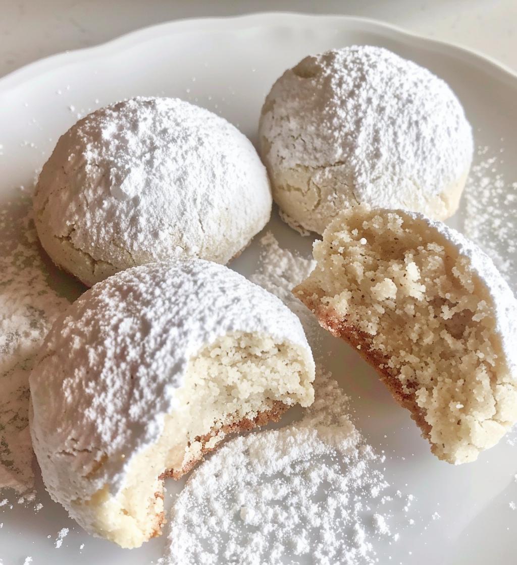 Snowball cookies - detail 1