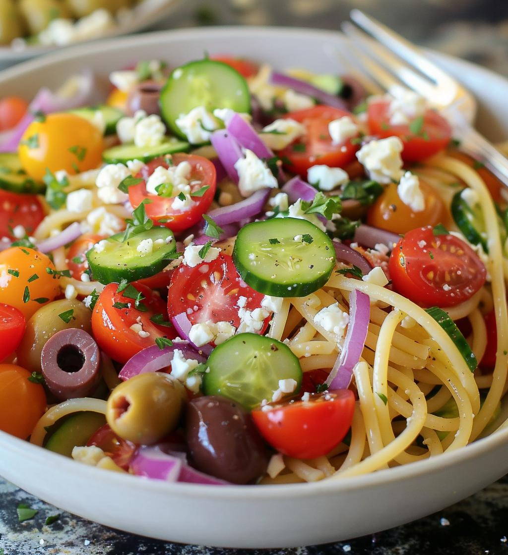 Spaghetti Salad - detail 1