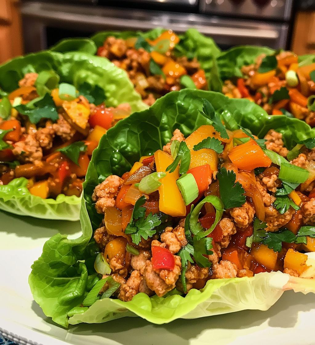Spicy Chicken Lettuce Cups - detail 1