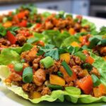 Spicy Chicken Lettuce Cups