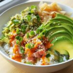 Spicy Tuna Avocado Rice Bowl