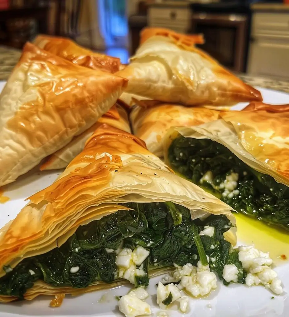 Spinach & Feta Phyllo Triangles