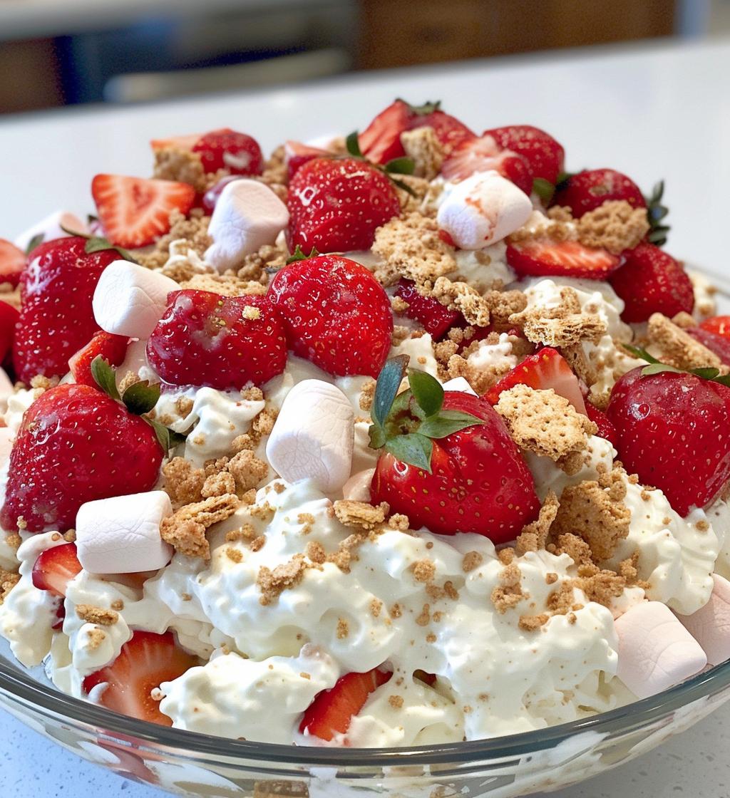 Strawberry Shortcake Fluff Salad - detail 1