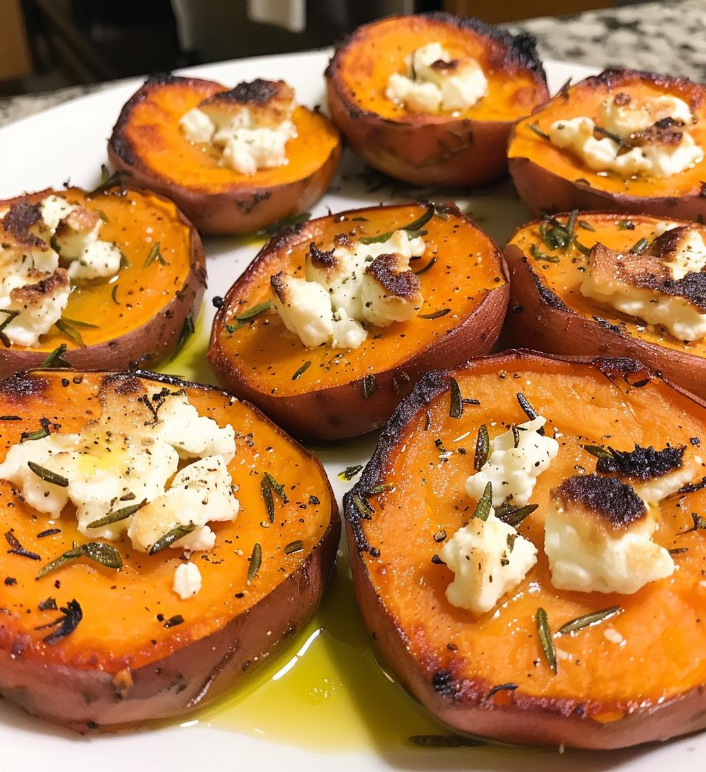 Sweet Potato Rounds with Goat Cheese - detail 1