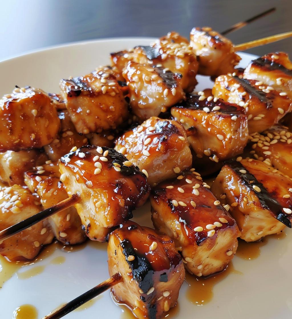 Teriyaki Chicken Skewers