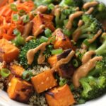 Thai Peanut Sweet Potato Bowls