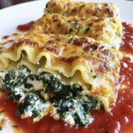 Three-Cheese Spinach Roll-Ups