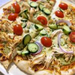 Tzatziki Chicken Naan Pizza