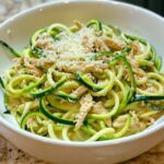 Zucchini Noodle Chicken Alfredo
