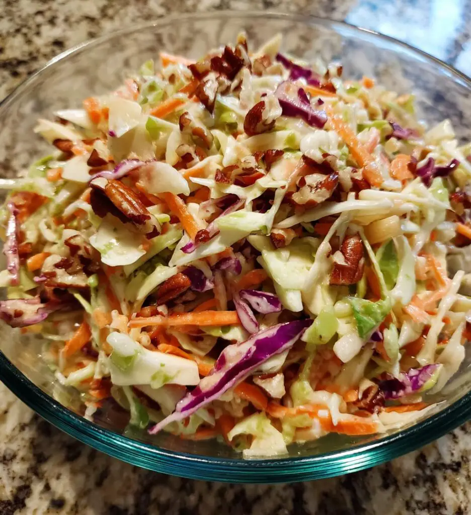 Apple Coleslaw with Pecans