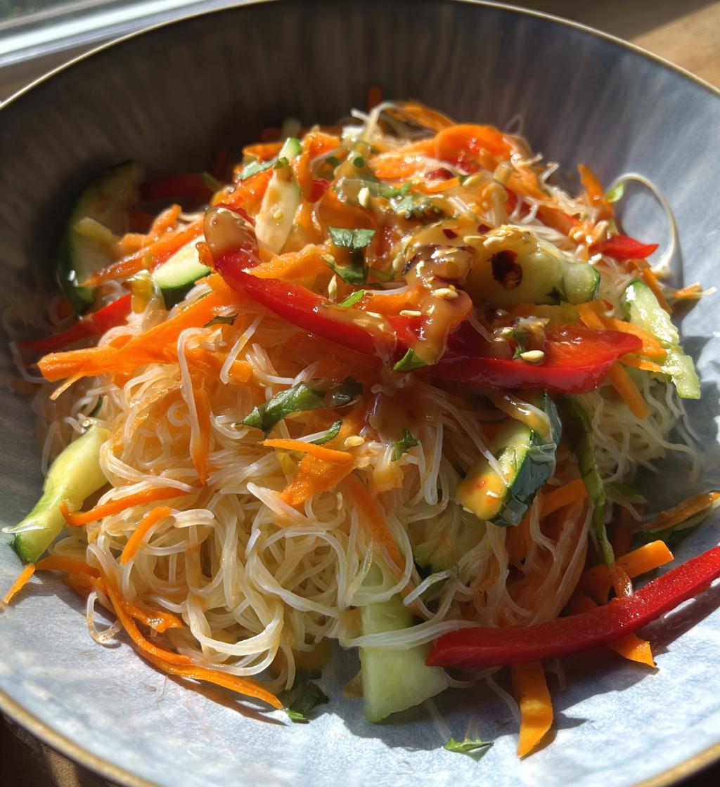 Asian Noodle Salad - detail 1