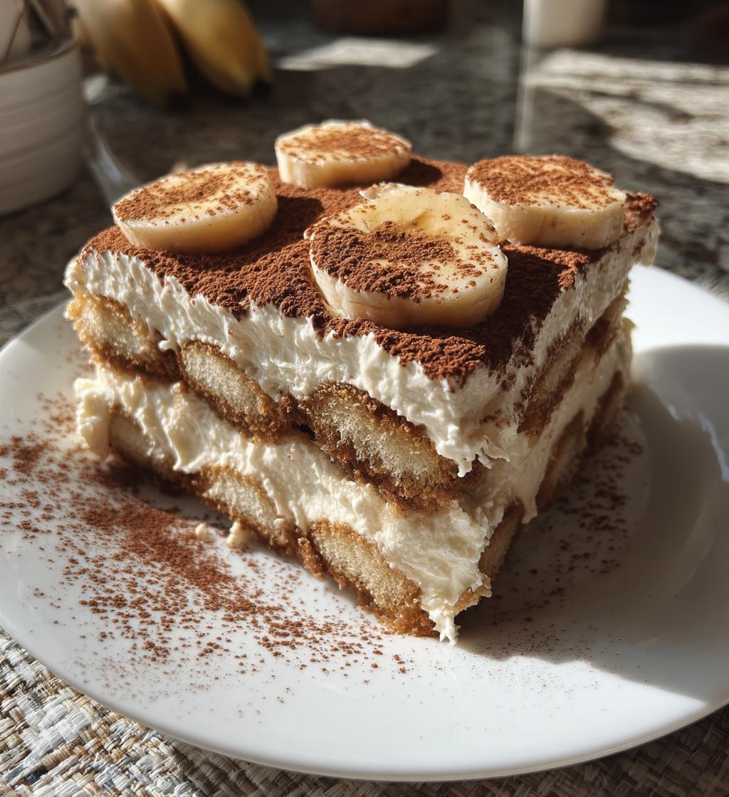 Banana Tiramisu - detail 1