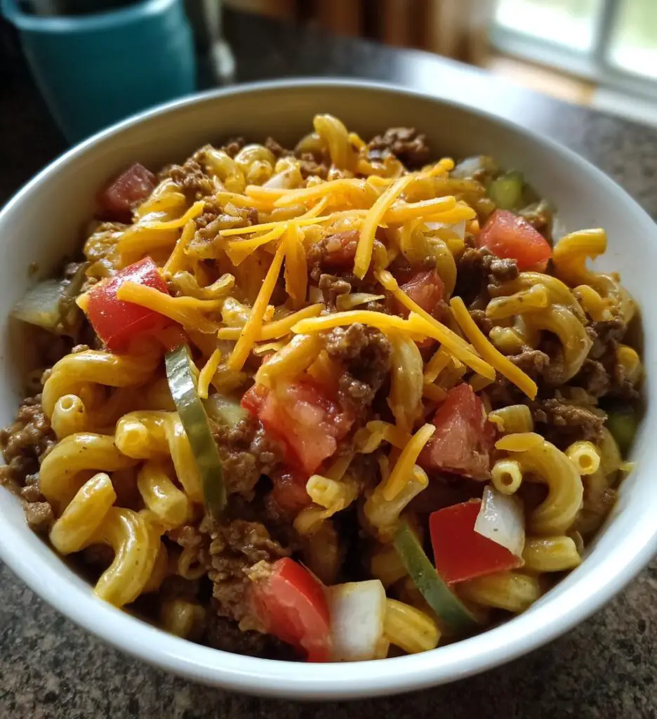 Big Mac Pasta Salad
