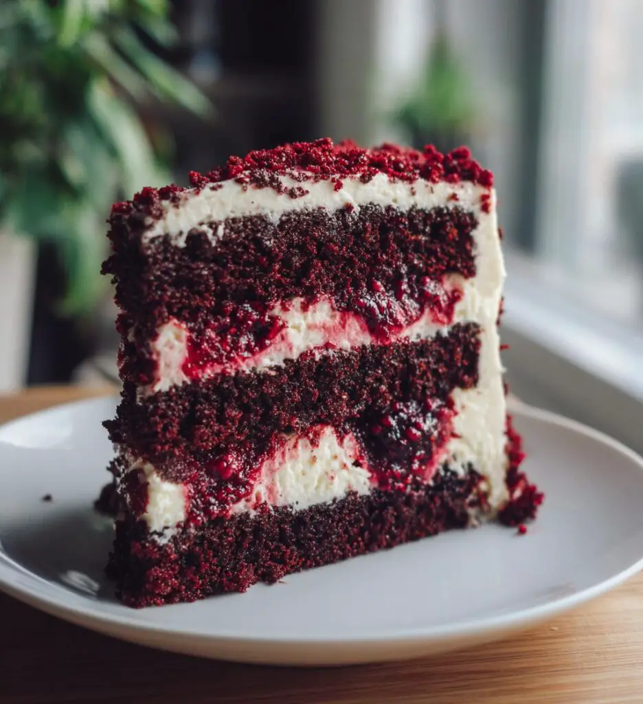 Blackberry Velvet Cake