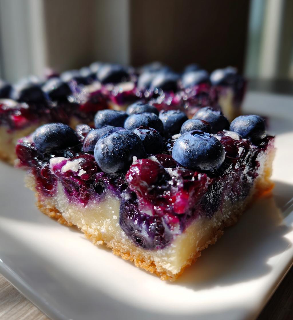 Blueberry Lemon Pie Bars