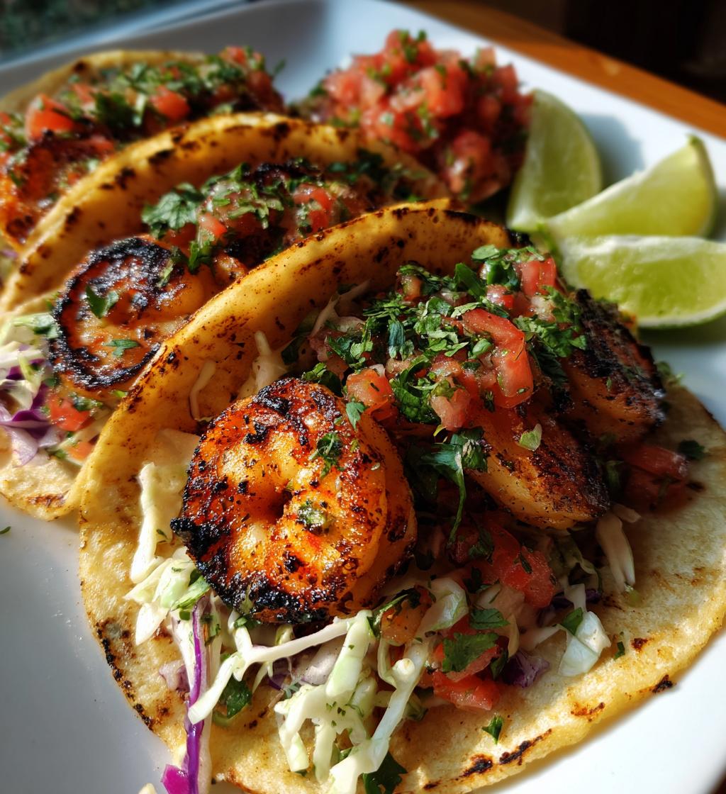 Bobby Flay Shrimp Tacos - detail 1