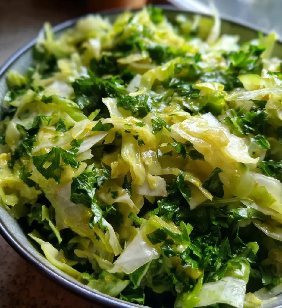 Cabbage Dijon Lime Salad