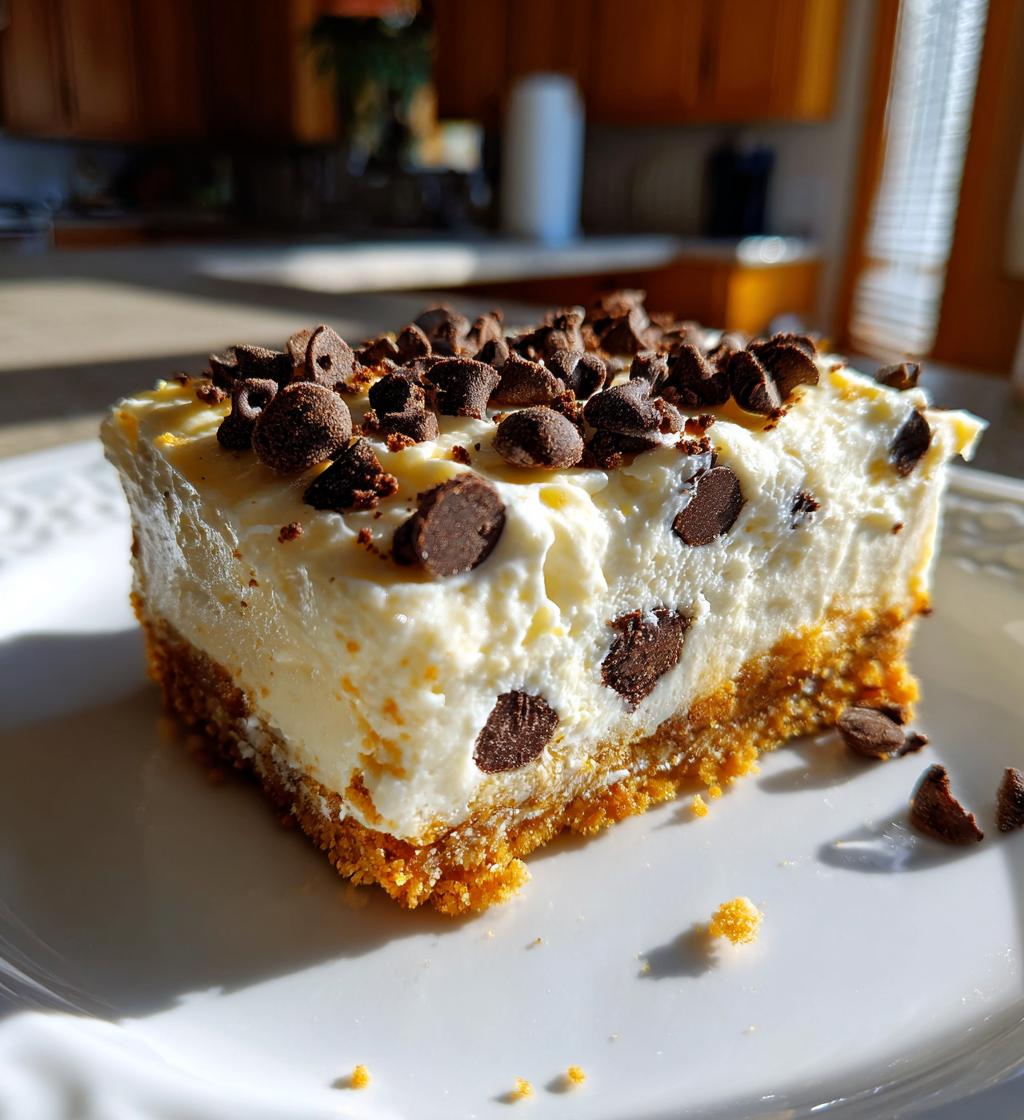 Cannoli Cheesecake Bars