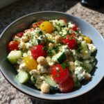Cottage Cheese Chickpea Salad