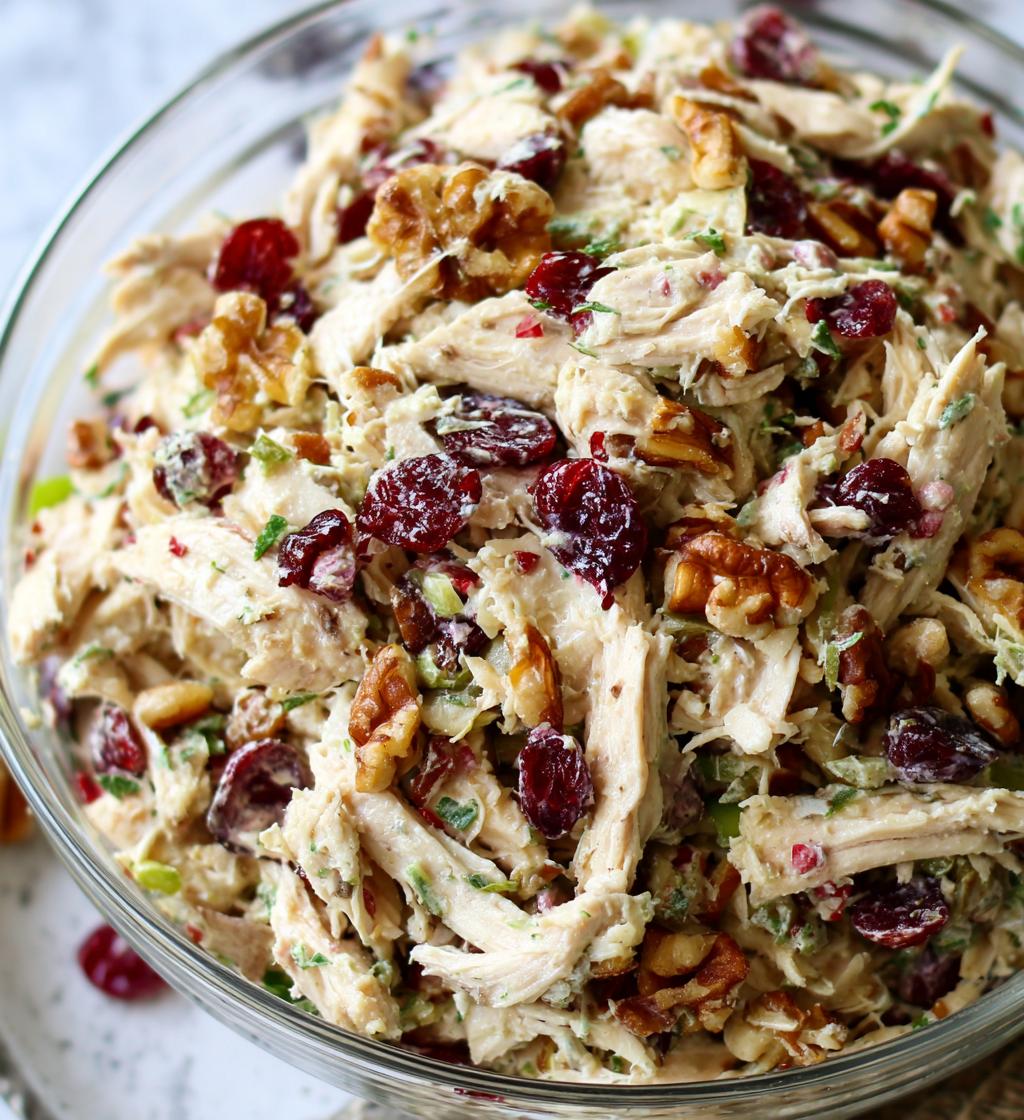 Cranberry Walnut Chicken Salad - detail 1