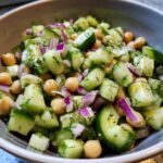 Cucumber Chickpea Dill Salad